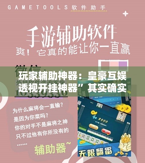 玩家辅助神器：皇豪互娱透视开挂神器”其实确实有挂