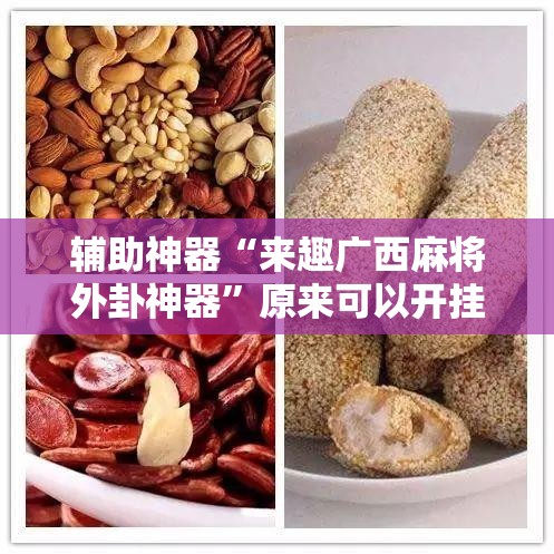 辅助神器“来趣广西麻将外卦神器	”原来可以开挂