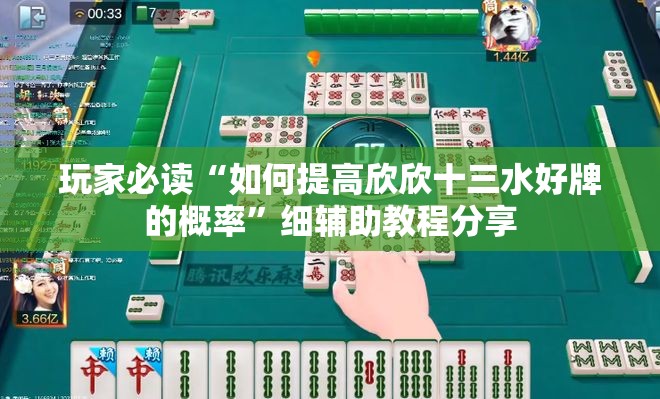 玩家必读“如何提高欣欣十三水好牌的概率”细辅助教程分享
