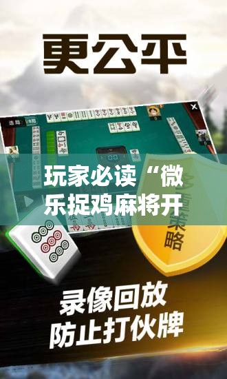 玩家必读“微乐捉鸡麻将开挂免费下载	”详细分享装挂步骤