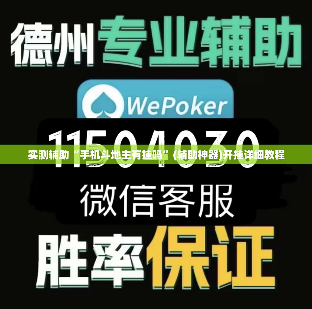 实测辅助“手机斗地主有挂吗”(辅助神器)开挂详细教程
