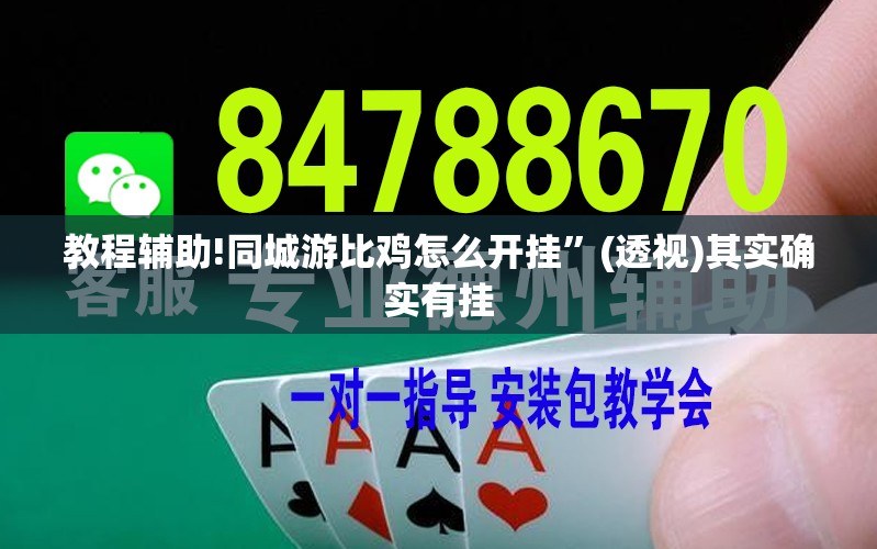 教程辅助!同城游比鸡怎么开挂”(透视)其实确实有挂