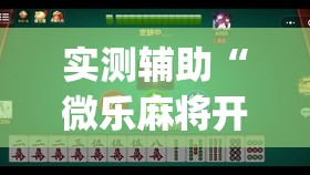 实测辅助“微乐麻将开免费的挂(透视)”开挂辅助脚本+详细开挂安装教程