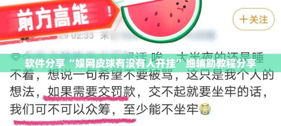 软件分享“娱网皮球有没有人开挂”细辅助教程分享
