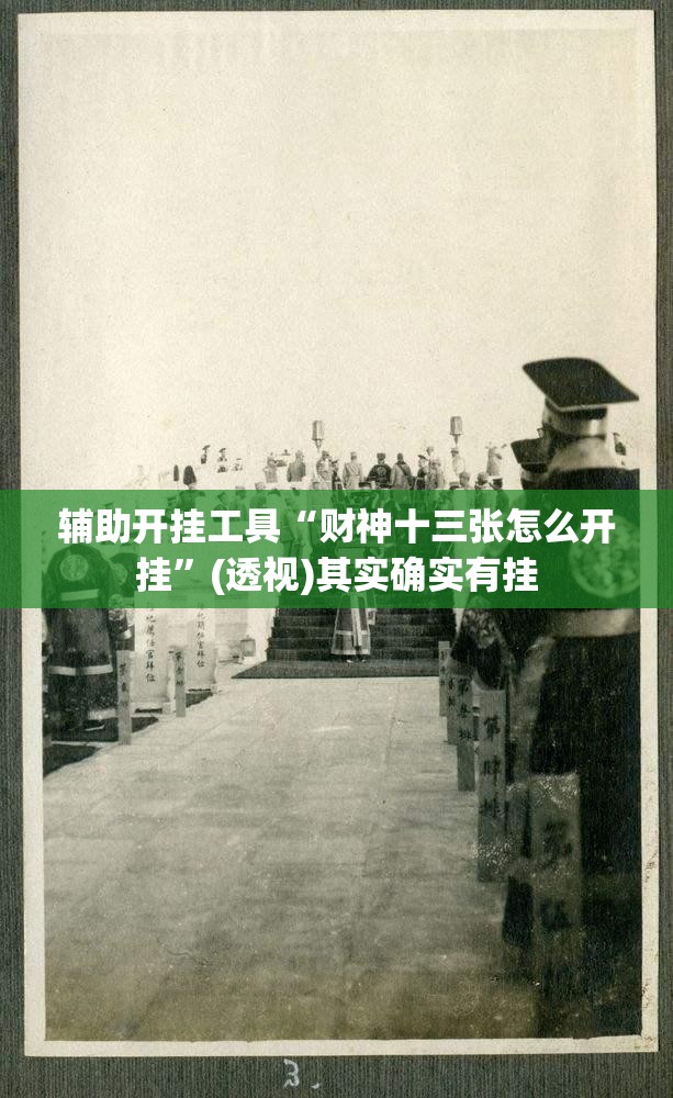 辅助开挂工具“财神十三张怎么开挂”(透视)其实确实有挂