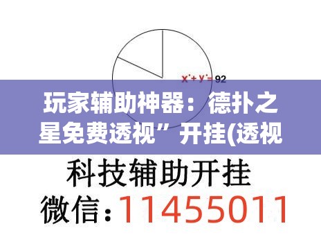 玩家辅助神器：德扑之星免费透视”开挂(透视)最新辅助详细