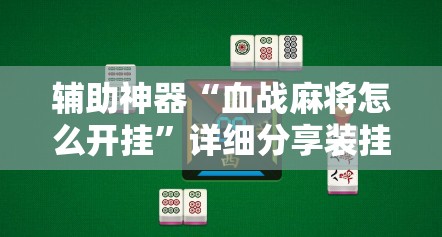 辅助神器“血战麻将怎么开挂”详细分享装挂步骤