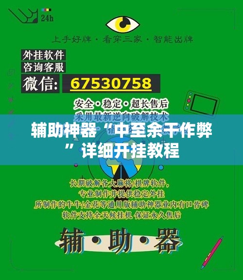 辅助神器“中至余干作弊”详细开挂教程