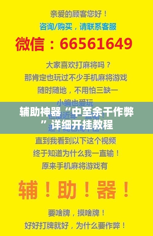 辅助神器“中至余干作弊”详细开挂教程