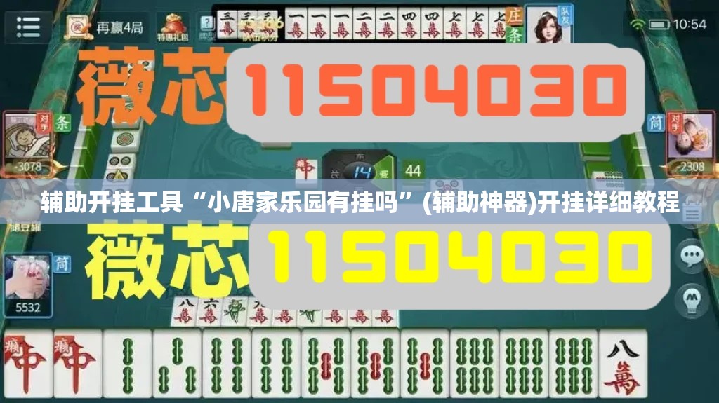 辅助开挂工具“小唐家乐园有挂吗”(辅助神器)开挂详细教程