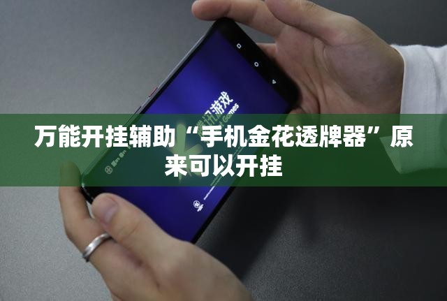 万能开挂辅助“手机金花透牌器”原来可以开挂