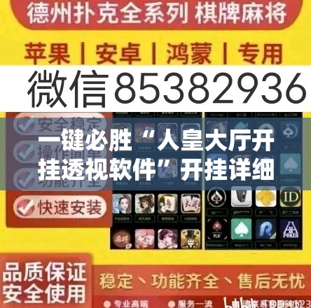 一键必胜“人皇大厅开挂透视软件	”开挂详细教程