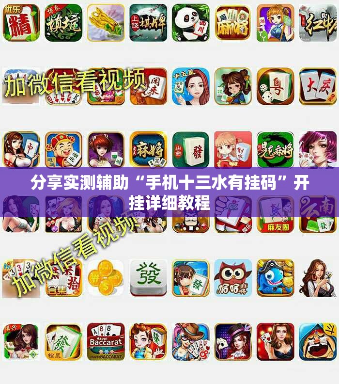 分享实测辅助“手机十三水有挂码”开挂详细教程