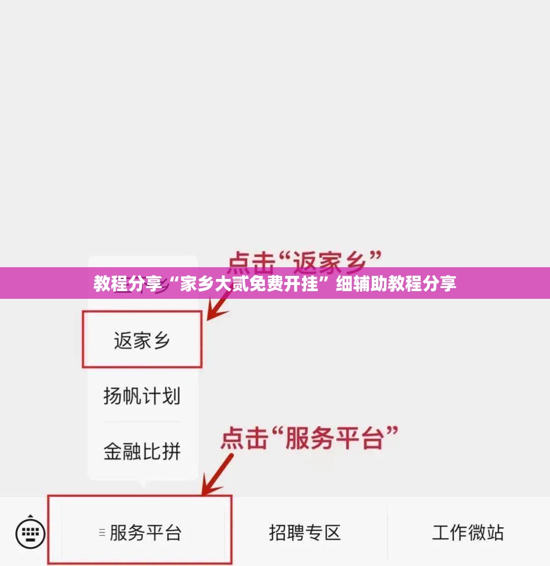 教程分享“家乡大贰免费开挂”细辅助教程分享