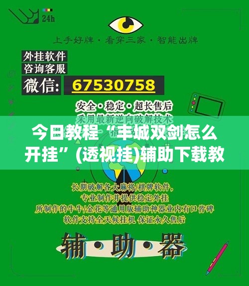 今日教程“丰城双剑怎么开挂”(透视挂)辅助下载教程