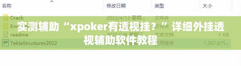 实测辅助“xpoker有透视挂？	”详细外挂透视辅助软件教程
