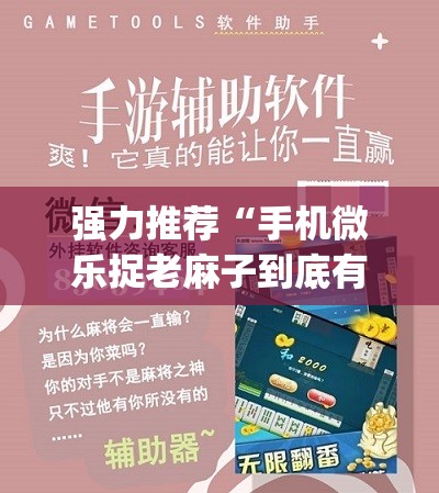 强力推荐“手机微乐捉老麻子到底有没有挂”开挂(透视)辅助教程