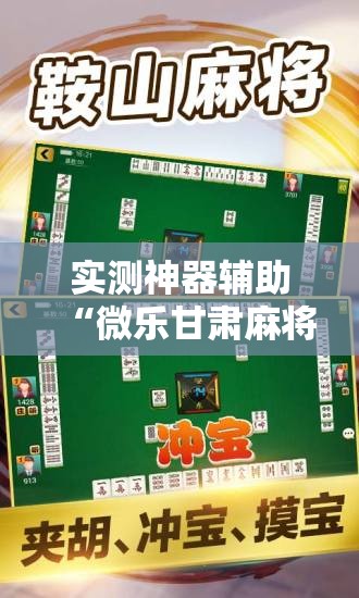 实测神器辅助“微乐甘肃麻将开挂神器”细辅助教程分享