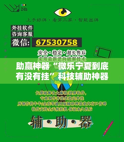 助赢神器“微乐宁夏到底有没有挂”科技辅助神器手机版