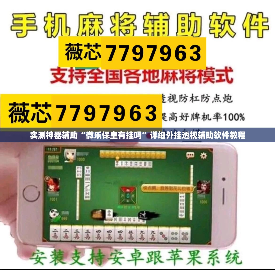 实测神器辅助“微乐保皇有挂吗”详细外挂透视辅助软件教程