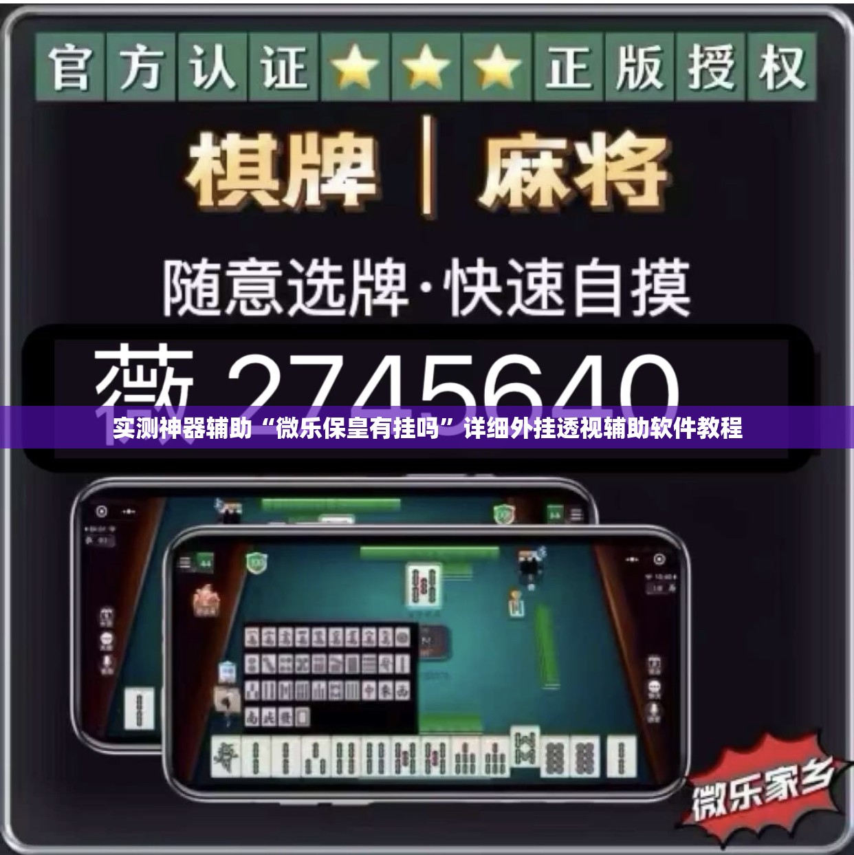 实测神器辅助“微乐保皇有挂吗”详细外挂透视辅助软件教程