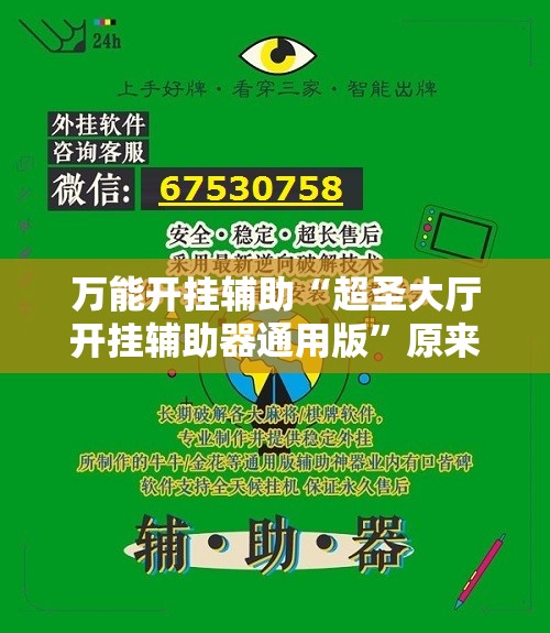 万能开挂辅助“超圣大厅开挂辅助器通用版”原来可以开挂
