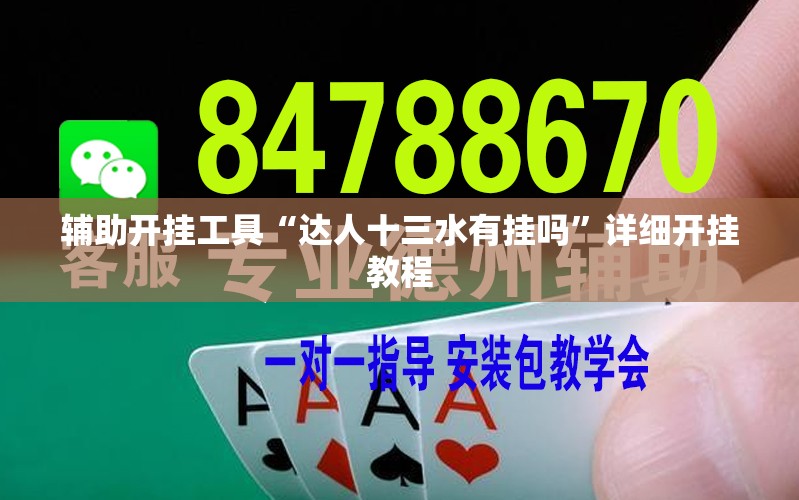 辅助开挂工具“达人十三水有挂吗	”详细开挂教程