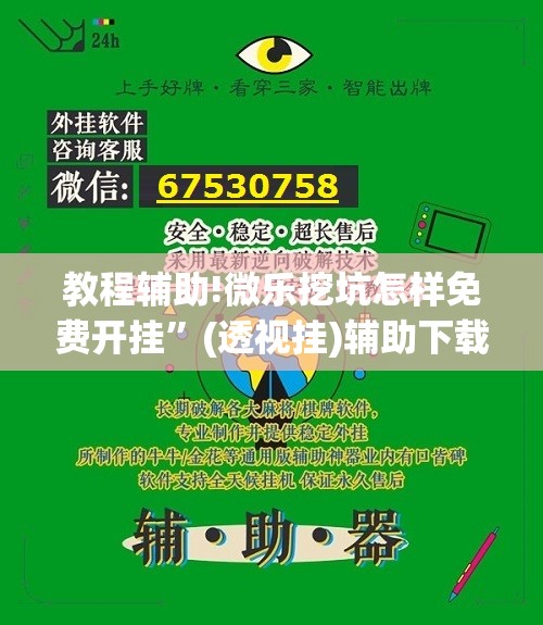 教程辅助!微乐挖坑怎样免费开挂”(透视挂)辅助下载教程