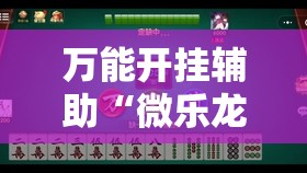 万能开挂辅助“微乐龙江麻将能下挂吗”其实确实有挂