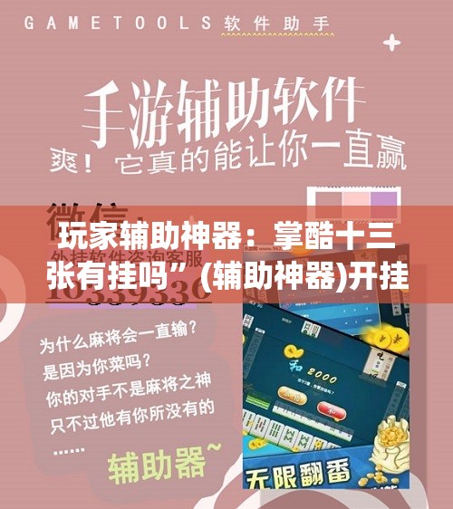玩家辅助神器：掌酷十三张有挂吗”(辅助神器)开挂详细教程
