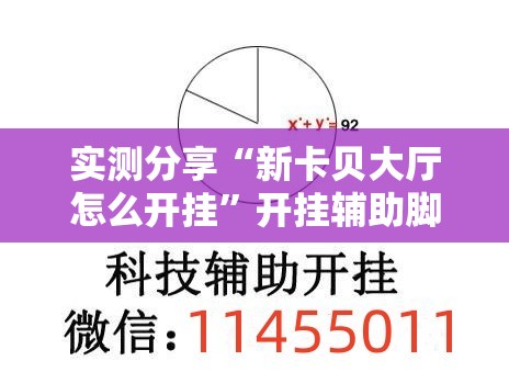 实测分享“新卡贝大厅怎么开挂”开挂辅助脚本+详细开挂安装教程