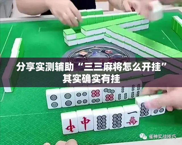 分享实测辅助“三三麻将怎么开挂”其实确实有挂