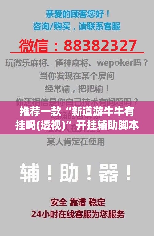 推荐一款“新道游牛牛有挂吗(透视)”开挂辅助脚本+详细开挂安装教程