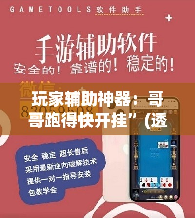 玩家辅助神器：哥哥跑得快开挂”(透视)其实确实有挂