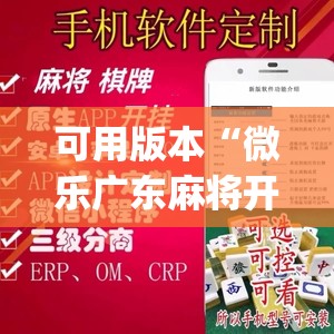 可用版本“微乐广东麻将开挂视频”开挂(透视)辅助神器