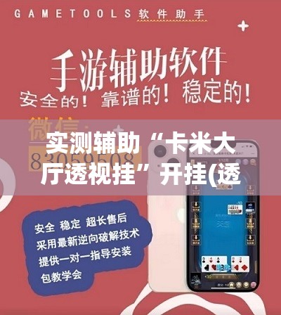 实测辅助“卡米大厅透视挂”开挂(透视)辅助教程