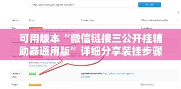 可用版本“微信链接三公开挂辅助器通用版”详细分享装挂步骤
