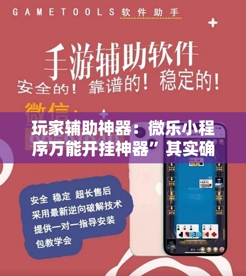 玩家辅助神器：微乐小程序万能开挂神器”其实确实有挂