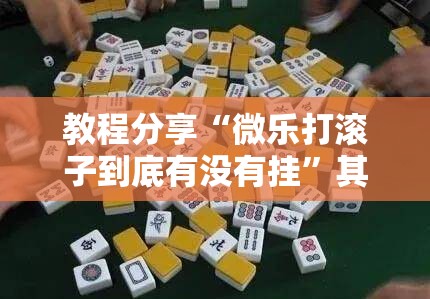 教程分享“微乐打滚子到底有没有挂	”其实确实有挂