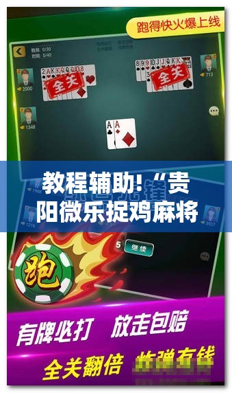 教程辅助!“贵阳微乐捉鸡麻将怎么开挂”原来可以开挂