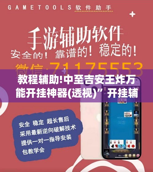 教程辅助!中至吉安王炸万能开挂神器(透视)”开挂辅助脚本+详细开挂安装教程