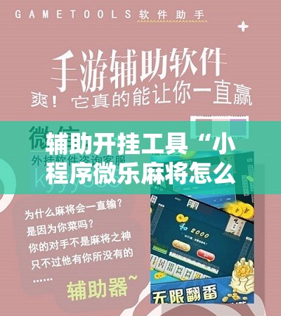 辅助开挂工具“小程序微乐麻将怎么开挂”科技辅助神器手机版