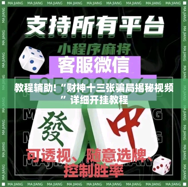 教程辅助!“财神十三张骗局揭秘视频”详细开挂教程