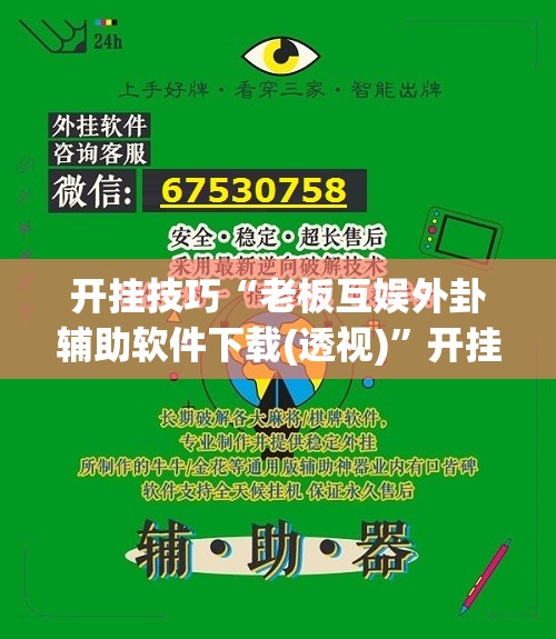 开挂技巧“老板互娱外卦辅助软件下载(透视)”开挂辅助脚本+详细开挂安装教程