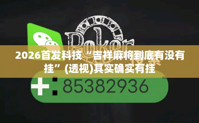 2026首发科技“吉祥麻将到底有没有挂”(透视)其实确实有挂