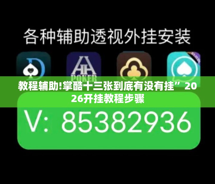 教程辅助!掌酷十三张到底有没有挂”2026开挂教程步骤