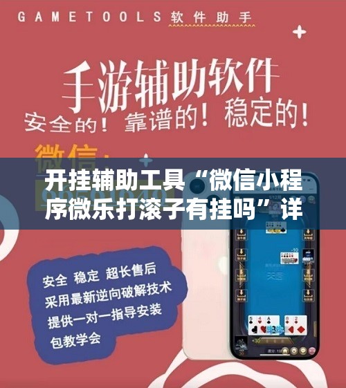 开挂辅助工具“微信小程序微乐打滚子有挂吗”详细外挂透视辅助软件教程