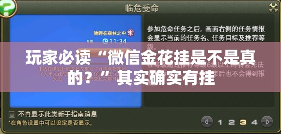玩家必读“微信金花挂是不是真的？”其实确实有挂