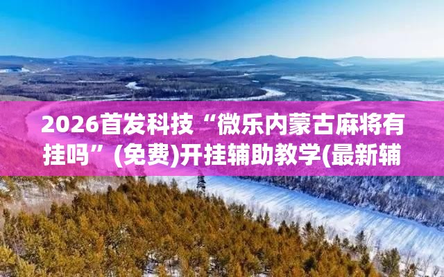2026首发科技“微乐内蒙古麻将有挂吗”(免费)开挂辅助教学(最新辅助开挂教程)