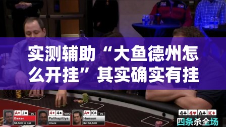 实测辅助“大鱼德州怎么开挂	”其实确实有挂